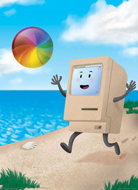 Mac to the Beach Poster